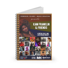 Load image into Gallery viewer, Kam Franklin and Friends Spiral Notebook - Ruled Line
