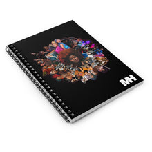 Load image into Gallery viewer, Southern Friends Notebook (Black)
